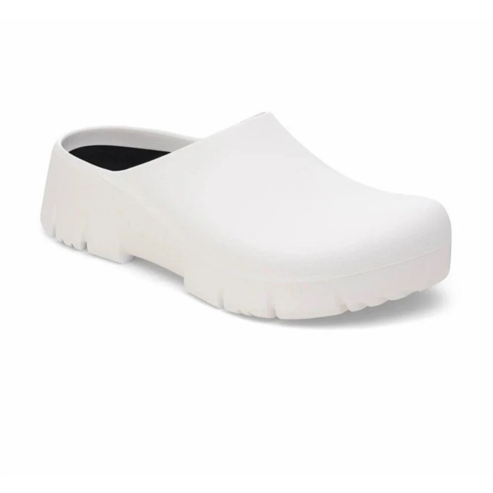 BIRKENSTOCK SUPER BIRKI 2.0 WHITE PROFESSIONAL WORK CLOGS KITCHEN GARDEN EU-44